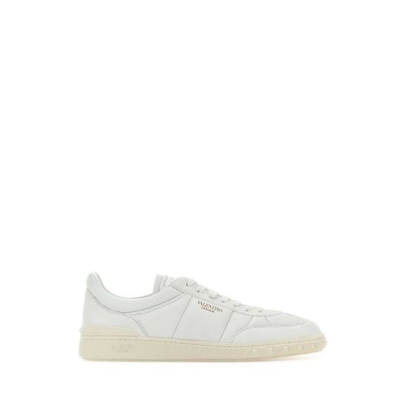 Valentino Garavani Men White Leather Upvillage Sneakers
